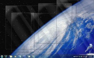 aeropeak1 300x187 Aero Peek Feature of Windows 7