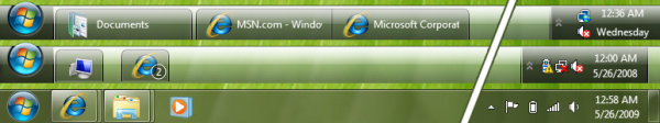 windows7taskbarevolution 600x112 How the Windows 7 Taskbar evolved.