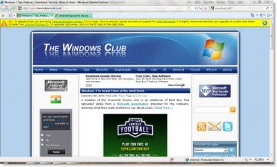 wordpress ie plugin wordpressieplugin 400x241 IE 6 users ... time to upgrade to Internet Explorer 8.