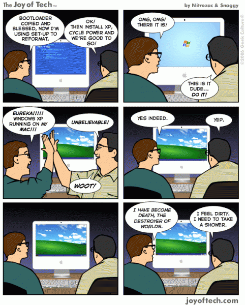 windows on a mac 802 482x600 Comic: The emotional ride of installing Windows on a Mac.