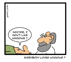 dislike windows 7 dislikewindows7 Comic: Everybody Loves Windows 7