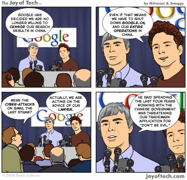 google china comic 1343 600x577 Comic: Google, China & The Evil Empire.