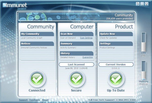 immunet 600x408 Giveaway: 10 licenses of Immunet Protect Plus Cloud AntiVirus