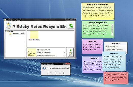 desktop sticky notes