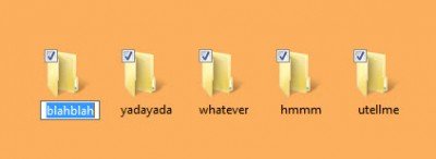 folders 2 400x146 Quick Tip: Rename folders, files in serial order
 instantly in Windows
