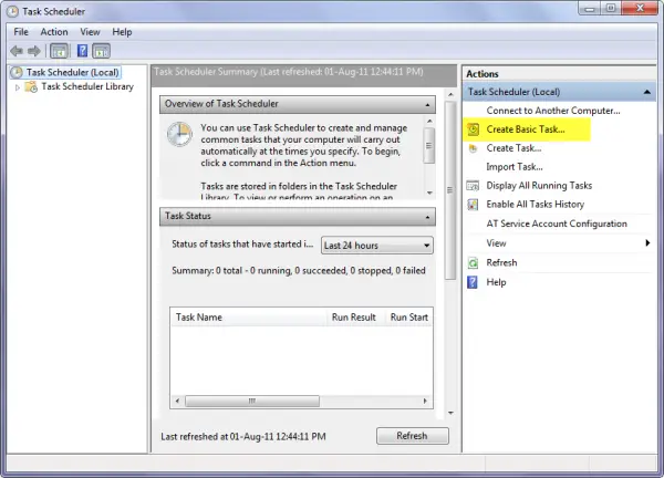 01 Aug 11 1 41 44 PM 600x432 How to Schedule a Task in Windows 7