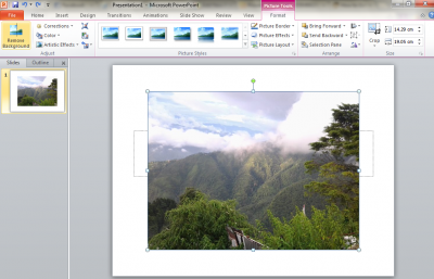 p2 400x257 How to create a textured slide background  in Microsoft PowerPoint 2010