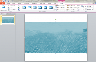 p6 400x259 How to create a textured slide background  in Microsoft PowerPoint 2010