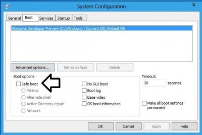 1,7 400x268 Cara Aktifkan dan Boot ke Safe Mode pada Windows 8 Pratinjau Pengembang 