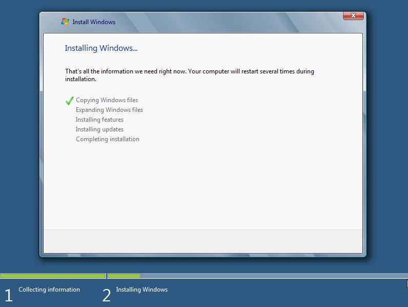 61 Install Windows 8 : Screen shot Tutorial step-7