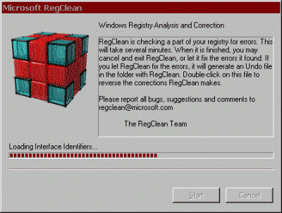 microsoftregclean 400x302 Heard of RegClean and RegMaid   The Registry Cleaners from Microsoft?