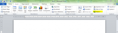 w1 400x115 w1 400x115 How to link PPT or PDF objects in Word 2010