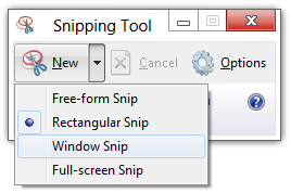 potongan alat 1 Menggunakan potongan Tool untuk menangkap screenshot pada Windows 8 Tips & Trik