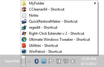 Buat peluncur taskbar toolbar kustom untuk meluncurkan program dan file dengan cepat dari Windows 8 taskbar