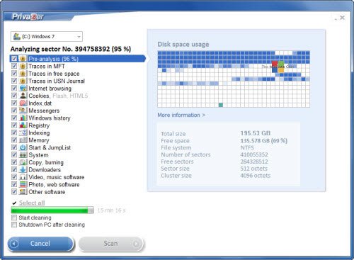 5 privazer PrivaZer: Freeware Power packed Privacy Tool & Cleaner for Windows