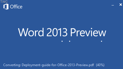 Screenshot 125 thumb Microsoft Word 2013 allows editing PDF files!