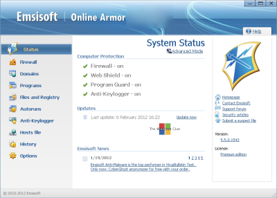 online-armor-free online armor free Top 5 Free Firewall software for Windows 7