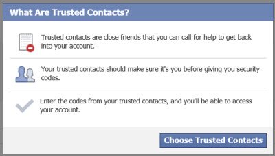 tf 2 Configure Facebook Trusted Contacts Security Setting