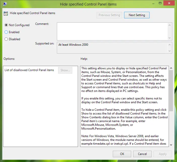 Fix Empty Control Panel 4 FIX: Control Panel Empty or Blank in Windows 8 | 7