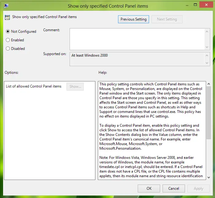 Fix Empty Control Panel 6 FIX: Control Panel Empty or Blank in Windows 8 | 7