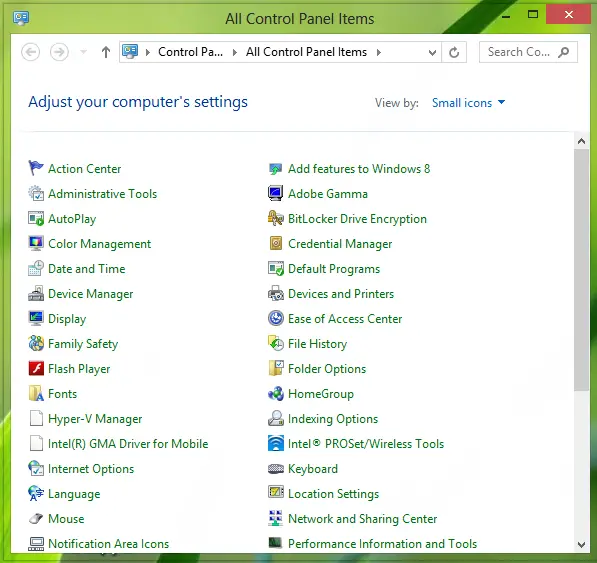 Fix Empty Control Panel 7 FIX: Control Panel Empty or Blank in Windows 8 | 7