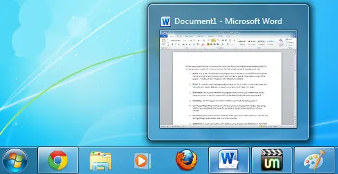 Keyboard Shortcut Windows 7