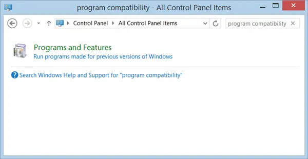 Program Compatibility Troubleshooter in Windows 11 10 - 71