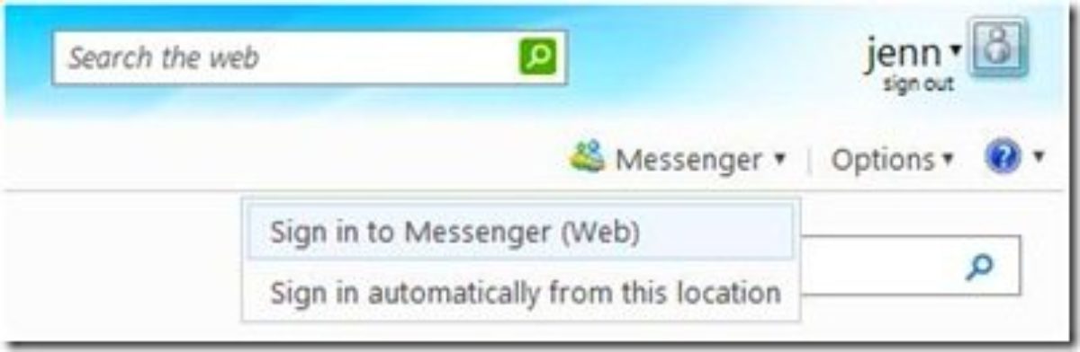 Send Instant Messages From Hotmail