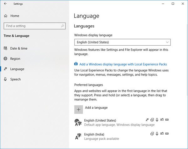 How to Install and Uninstall Languages in Windows 10