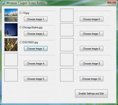windows 7 login rotator