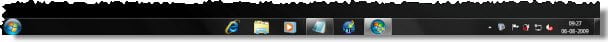 icon centered windows 7 taskbar