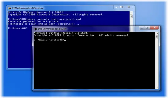 How to open an elevated command prompt using a CMD - 51