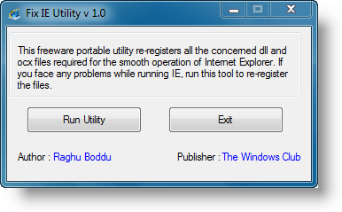 Windows 8 Fix IE Utility full