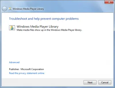 Troubleshoot Windows Media Player