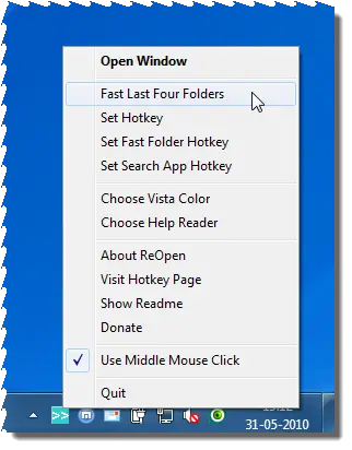 open last closed window open last closed window
