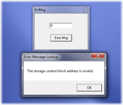 Windows Error Code & Message Lookup Tools
