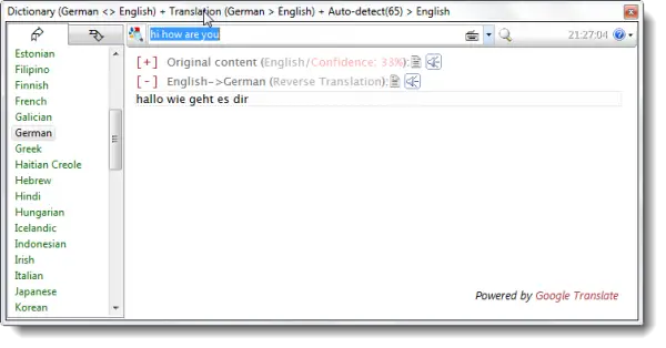 Dictionary .NET is a desktop Translator application for Windows PC
