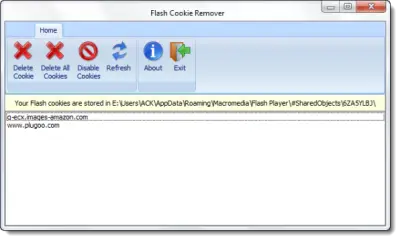 Delete Flash Cookies in Windows