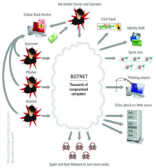 Botnet attack