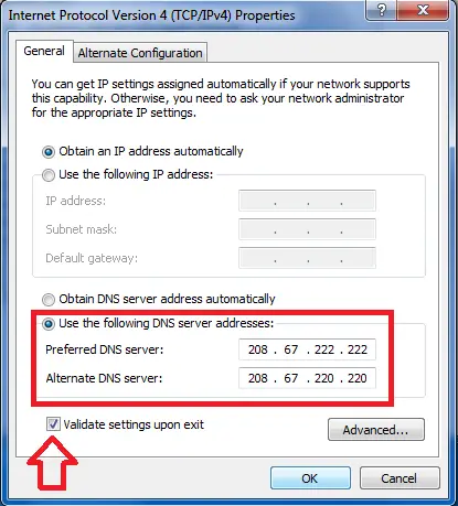 You computer appears to be correctly configured, but the device or resource (DNS server) is not responding