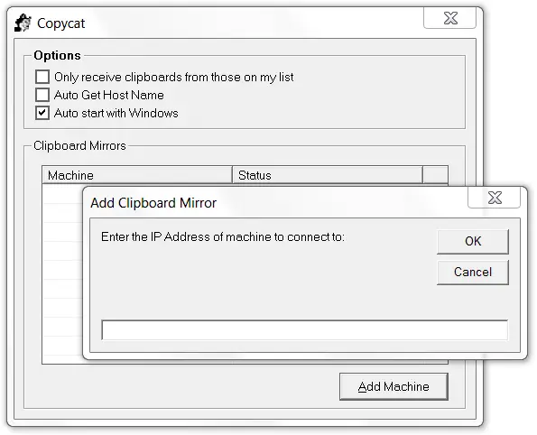 Copy Clipboard text from one computer to another