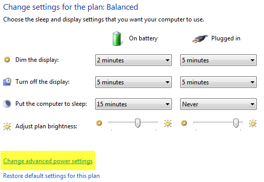 Enable or Turn on and Use Auto or Adaptive Brightness in Windows