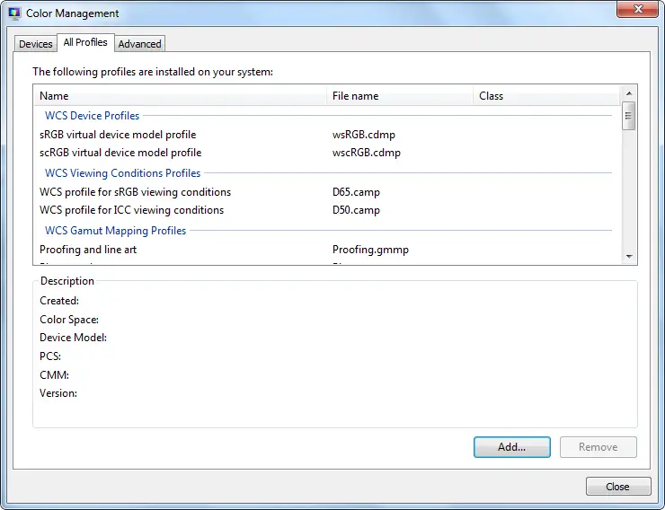 Create and manage a new Color Profile in Windows 11 10 - 56
