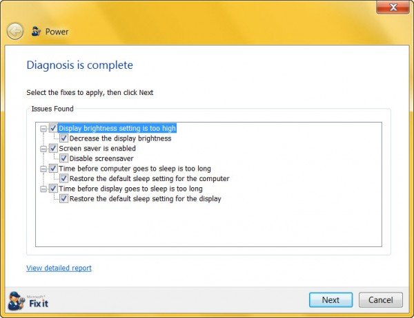 Power Troubleshooter for Windows