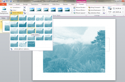 How to create a textured slide background in PowerPoint