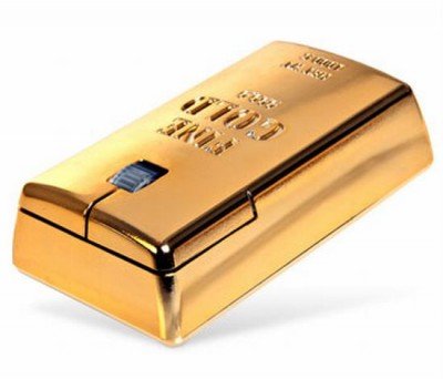The Gold Bullion Wireless Mouse