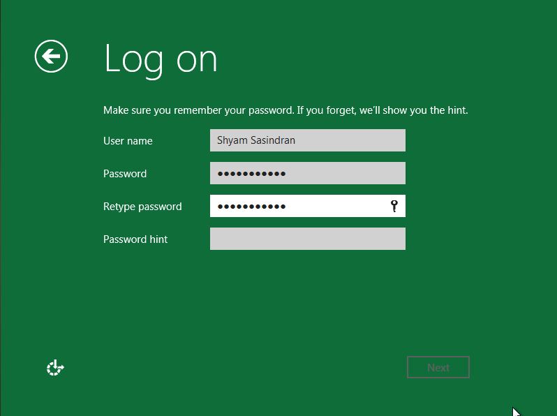 121 121 Instal Windows 8: Layar Tutorial tembakan