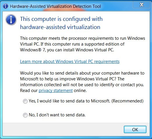 How to know if my Windows PC supports Virtualization