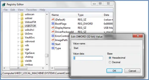 Restrict access to USB drives