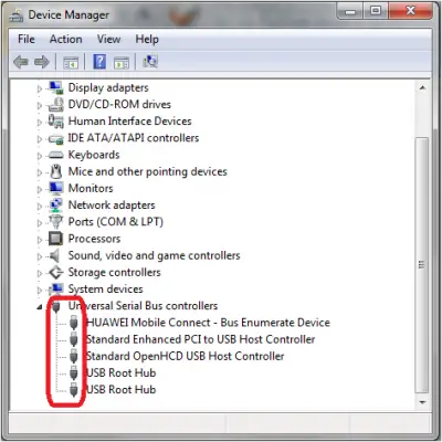 How to enable or disable USB Ports in Windows 11/10